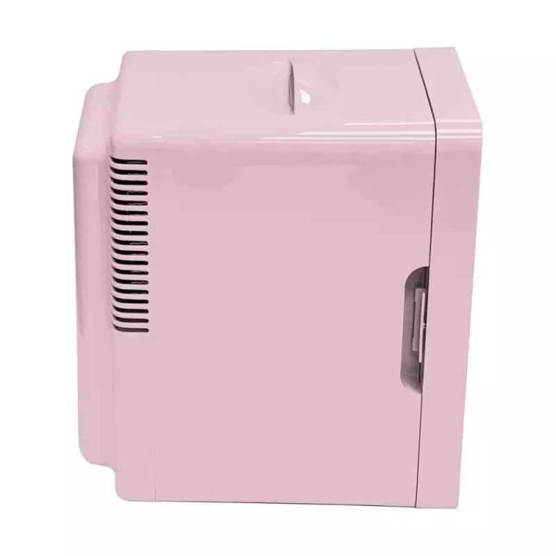 ELLE Home ESDAFX08PUEU mini-koelkast met LED-schminkspiegel 8L paars
