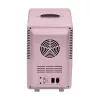 ELLE Home ESDAFX08PUEU mini-koelkast met LED-schminkspiegel 8L paars