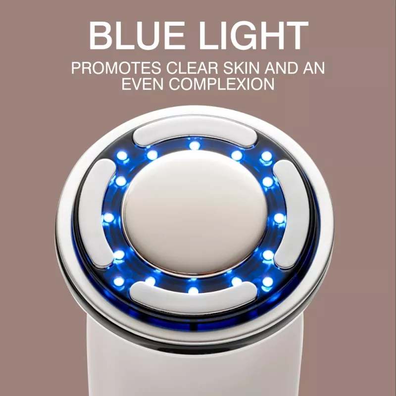 RIO FCAA-EU/1,0 LED-gezichtsmasker - rode, blauwe en groene lichttherapie, 150 LED's, oplaadbaar