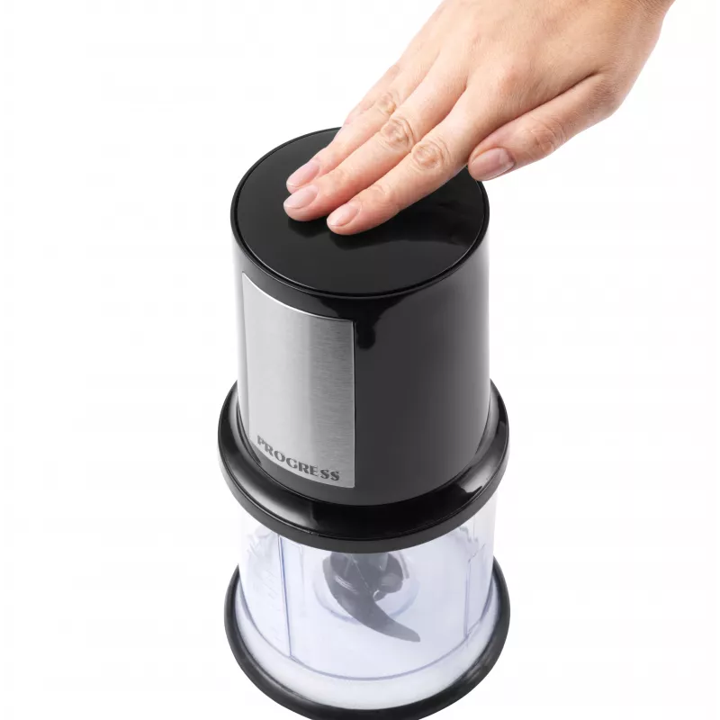 Progress EK5879PVDE foodchopper 500W 1,2L zwart/zilver