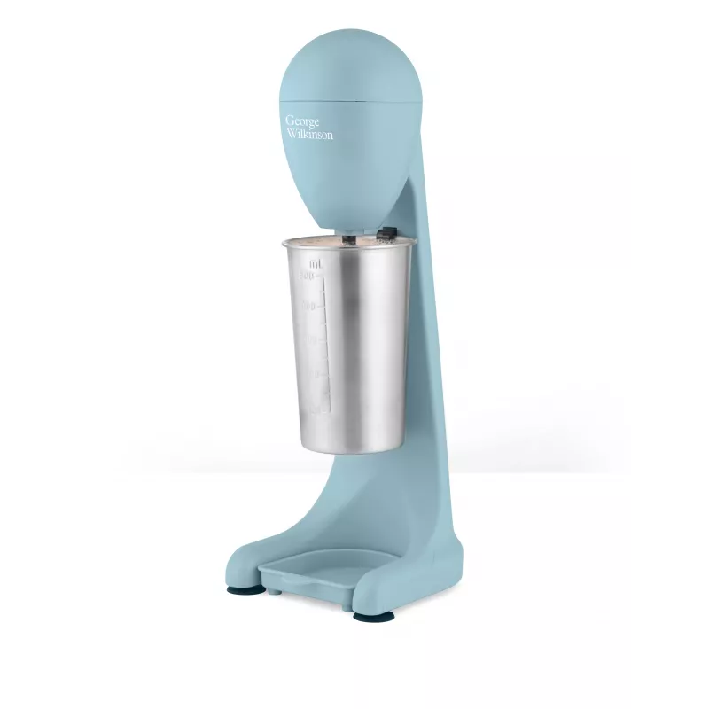Giles & Posner EK6628GSBLVDE milkshakemaker 60W 500ml zwart/zilver retro
