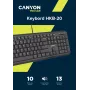 CANYON HKB-20 EN Velvet bedraad zwart toetsenbord