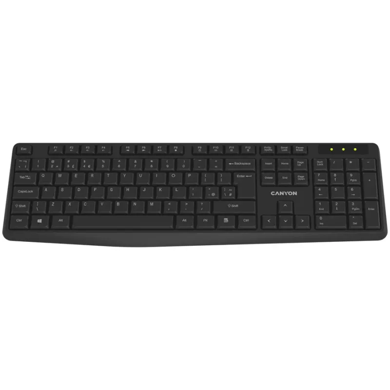 CANYON Toetsenbord KB-W01 Draadloos Zwart