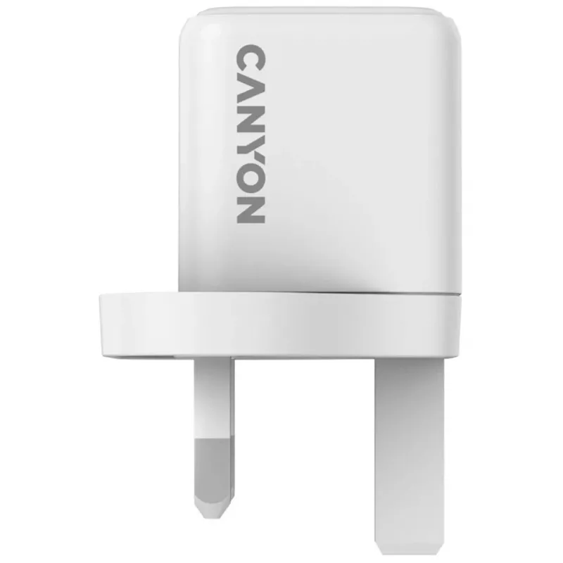 CANYON CU20C GaN 20W USB-C PD Wandlader UK Wit