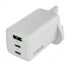 CANYON CU65ACC GaN 65W 2xPD 1xQC UK Wit Wandlader