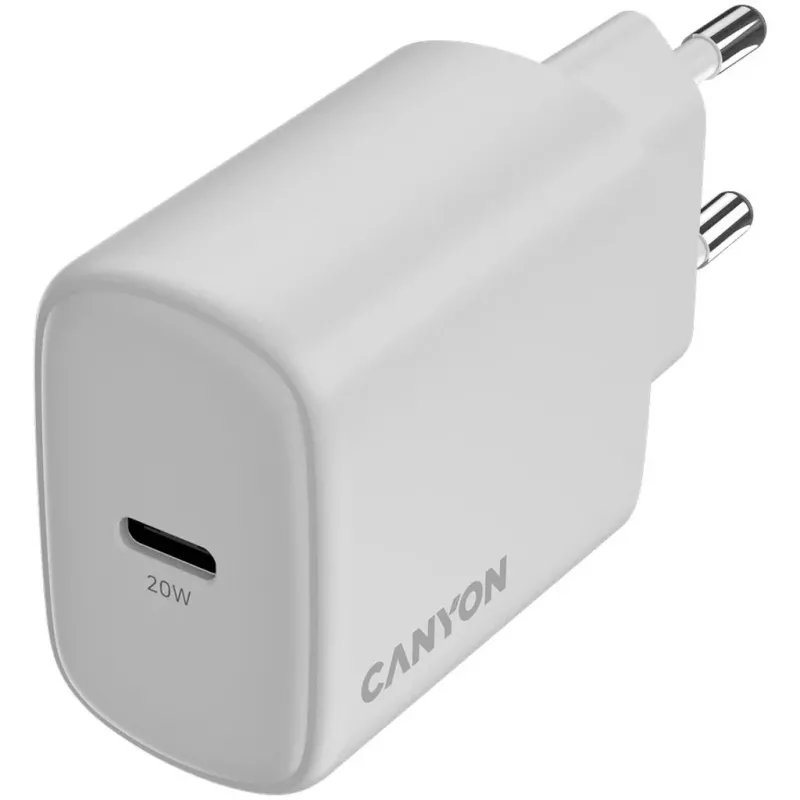 CANYON OnCharge 200 20W USB-C PD Voeding EU Wit
