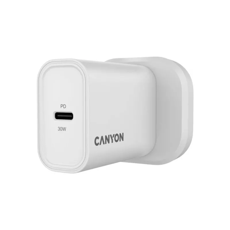 CANYON OnCharge 30CL Max Power 30W 1xPD UK Wit Wandlader