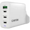 CANYON OnCharge 140 GaN Oplader 150W Max 3 USB-C + 1 USB-A Wit UK-stekker