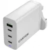 CANYON OnCharge 140 GaN Oplader 150W Max 3 USB-C + 1 USB-A Wit UK-stekker
