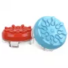 SteelSeries KontrolFreek Performance Thumbsticks Splash (rood/blauw, 2 stuks, voor Nintendo Switch Joy-Cons & Nintendo Switch Lite)