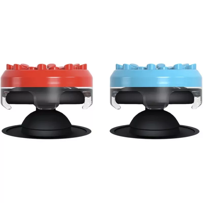 SteelSeries KontrolFreek Performance Thumbsticks Splash (rood/blauw, 2 stuks, voor Nintendo Switch Joy-Cons & Nintendo Switch Lite)