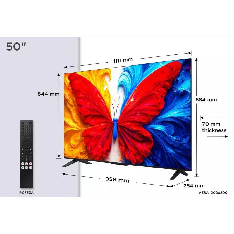 TCL 50S5L 50 inch QLED 4K Google TV smart-tv