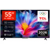 TCL 55P6L 55 inch 4K UHD LED smart-tv met Android TV, HDR10, HLG, Dolby Audio, Wi-Fi, Bluetooth