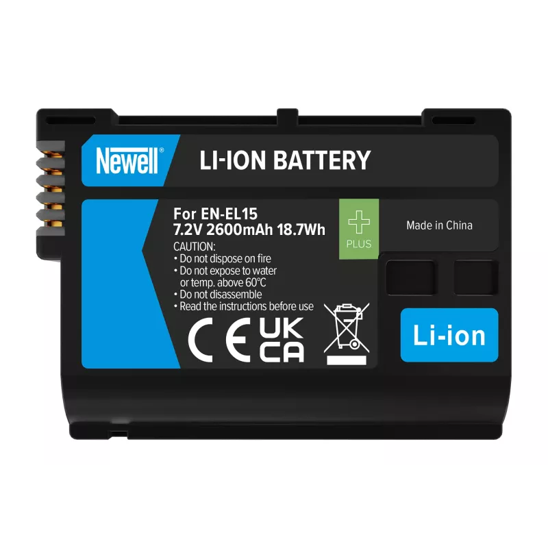 Newell Battery Plus vervangende EN-EL15 voor Nikon