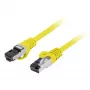 Lanberg patchkabel S/FTP Cat.8.1 2m LSZH CU geel Fluke getest