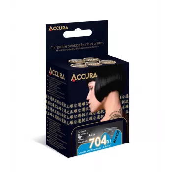 Accura inkt HP nr. 704 XL (CN692AE) compatibel zwart printerpatroon