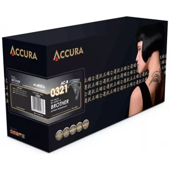 Accura compatibele tonerpatroon zwart Brother TN-321BK vervanging