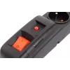 Accura Premium Crown overspanningsbeveiliging 5 stopcontacten 5,0 m zwart