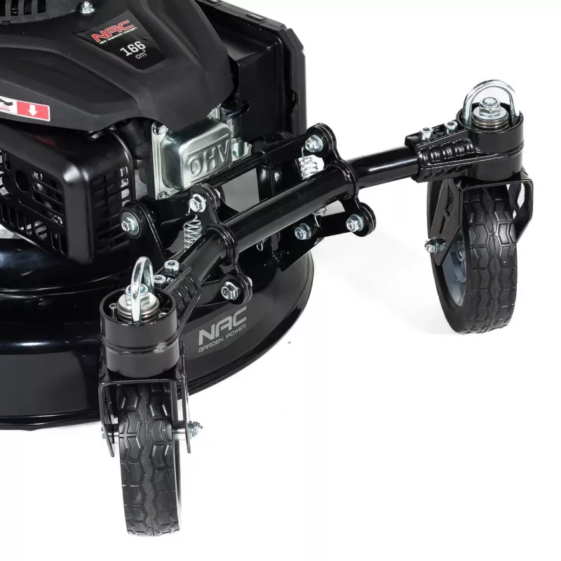 NAC LS50-166L-JR2 benzine grasmaaier 166cc zelfrijdend 50cm maaibreedte 60L grasopvangbak