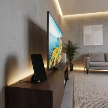 VAYOX VA0091 indoor DVB-T/T2 antenne met versterker, zwart