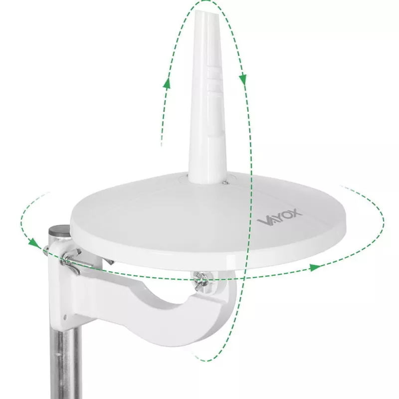 VAYOX VA0066 DVB-T/T2 Digital720 combo omnidirectionele antenne wit