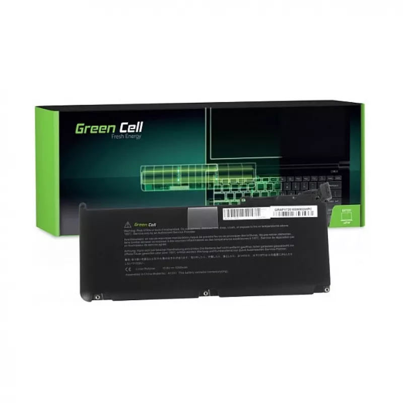Green Cell accu voor Apple MacBook 13 A1342 Unibody (Late 2009, Mid 2010) 10,8V 5200mAh