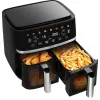 Kernau KSAF 1017 EB Duo 10.2 L zwart dual basket airfryer