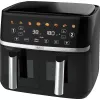 Kernau KSAF 1017 EB Duo 10.2 L zwart dual basket airfryer