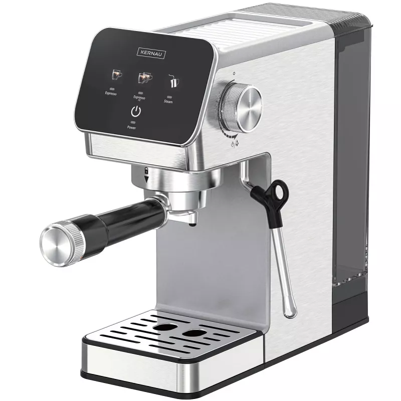 Kernau KCM 131 espressomachine, 15 bar, 900 W, waterreservoir van 0,9 l, gemalen koffie en ESE