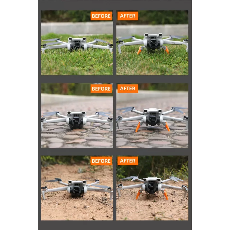 SUNNYLIFE landingsgestelverlenging voor DJI Mini 3 / Mini 3 Pro - grijs (MM3-LG551-GY)