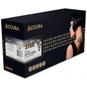 ACCURA Compatibele tonercartridge voor Kyocera TK-3160 (zwart, hoge capaciteit)