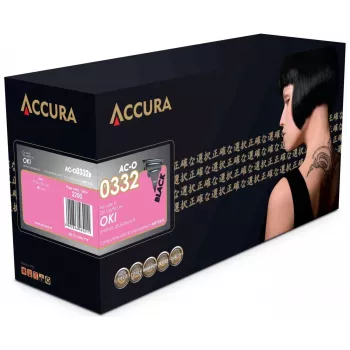 ACCURA Compatibele tonercartridge zwart OKI 44973536 vervanging