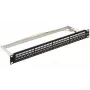DELTA ENERGY SYSTEMS (SWITZERLAND) AG Patchpaneel Keystone PP-24/RJ-FX/6AC2 - 24 Poort Cat.6A FTP 1U Zwart
