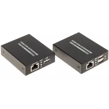 HDMI & USB KVM-extender 4K@60Hz 70 m via Cat6/7