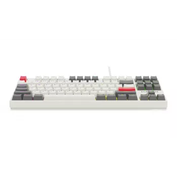 KRUX ATAX PRO RGB Creator Retro Gateron Yellow Pro mechanisch toetsenbord (TKL, 87 toetsen, hot-swappable, USB-C, PBT double-shot keycaps, per-key RGB)