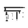 KRUX Arm 400 microfoonarm - zwart