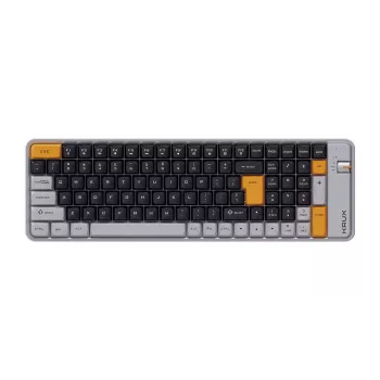 KRUX Zyro 96% mechanisch toetsenbord Gateron Yellow PRO RGB tri-mode zwart