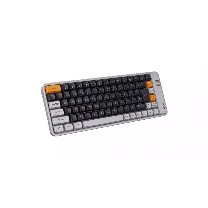 KRUX Zyro 75% mechanisch toetsenbord Gateron Yellow Pro RGB zwart