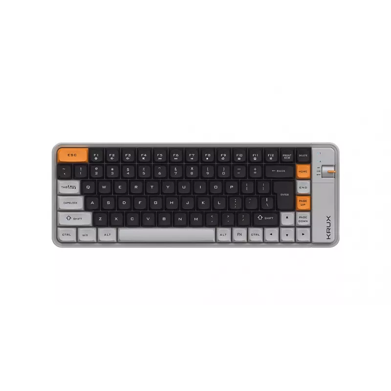 KRUX Zyro 75% mechanisch toetsenbord Gateron Yellow Pro RGB zwart