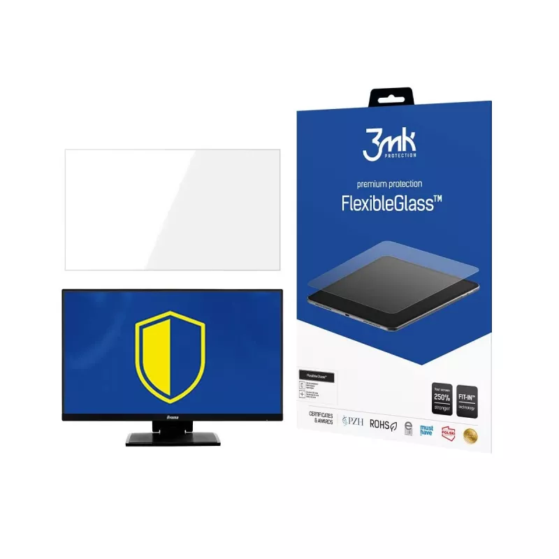 3MK FlexibleGlass Hybrid Glass Screen Protector voor iiYama ProLite T2454MSC-B1AG (23,8 inch)