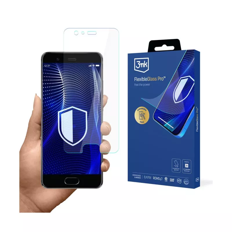 3MK PROTECTION FlexibleGlass Pro hybride glas screenprotector voor Huawei P10
