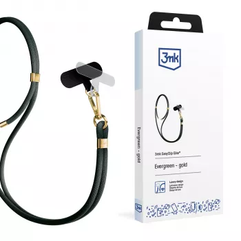 3mk EasyClip Elite telefoonkoord, Evergreen Gold