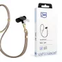 3mk EasyClip Elite telefoonkoord, nylon/zinklegering, Taupe (Gold)
