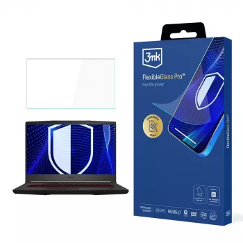 3MK PROTECTION MSI Bravo 15 15,6 inch hybride glas displayschermfolie (FlexibleGlass Pro)
