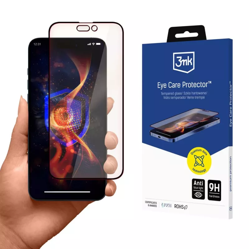 3MK EyeCare Protector displayschermfolie voor Apple iPhone 14 Pro