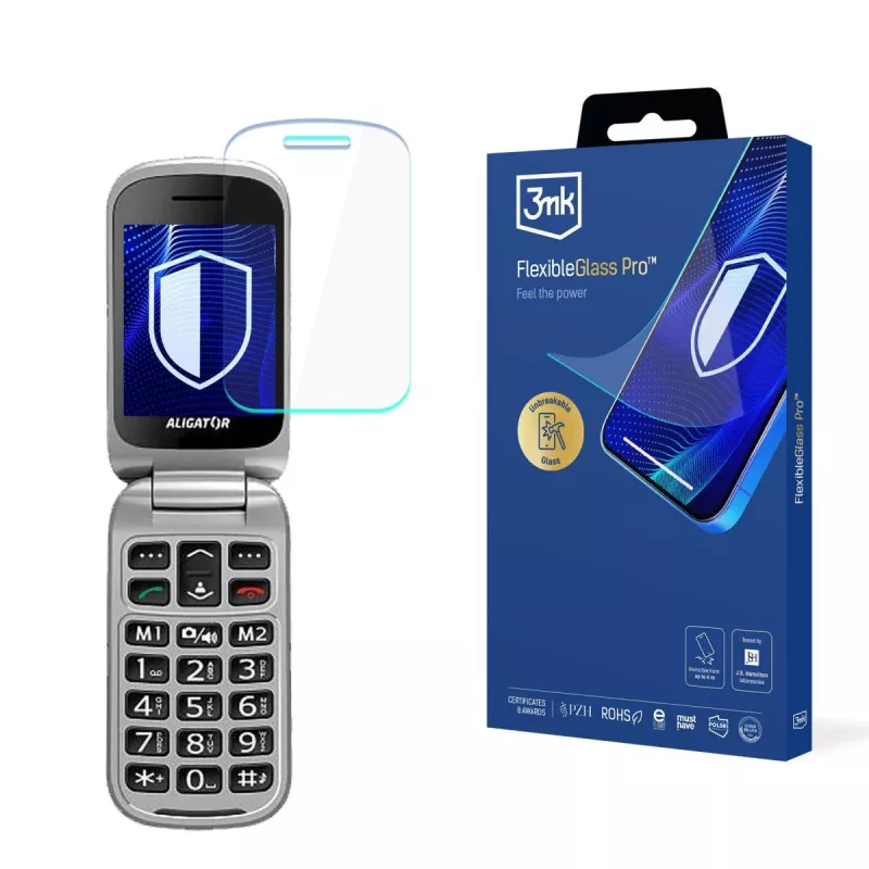 3MK PROTECTION Aligator V650 Senior FlexibleGlass Pro-displayschermfolie