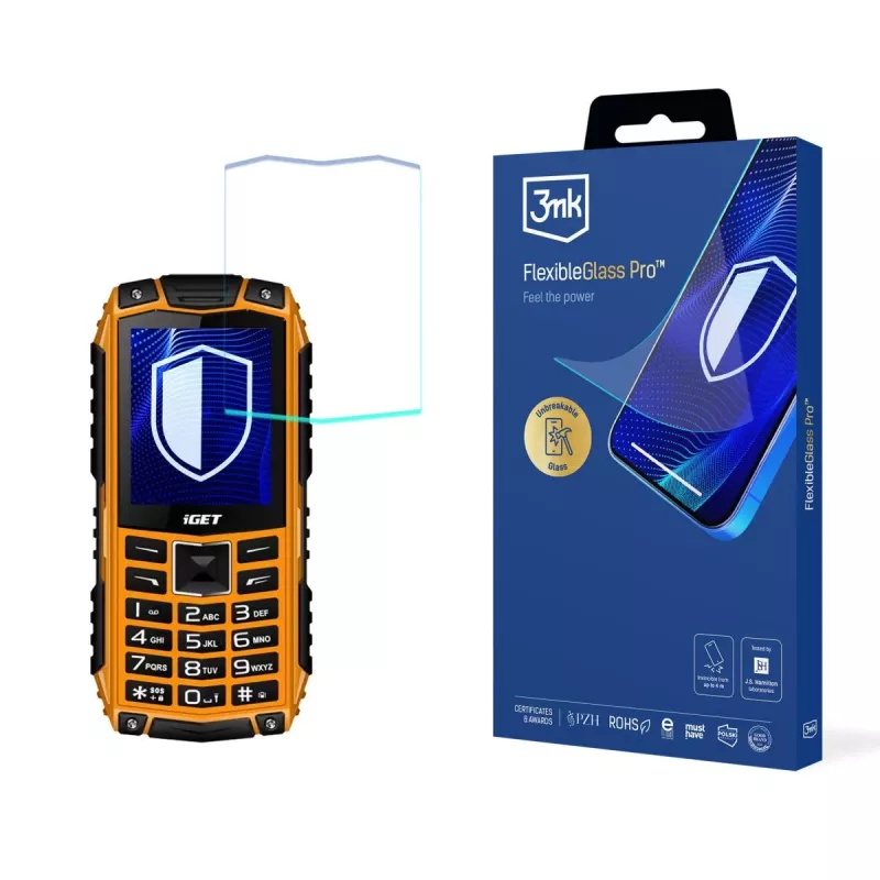 3MK PROTECTION iGET Defender D10 - 3mk FlexibleGlass Pro beeldschermfolie
