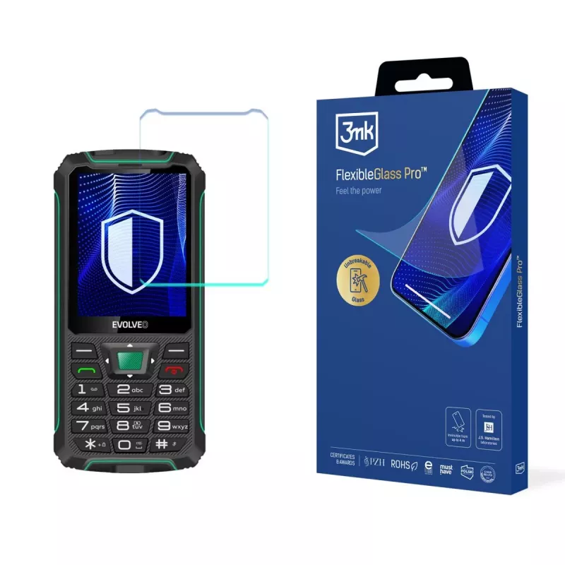 3MK PROTECTION Evolveo StrongPhone W4 - 3mk FlexibleGlass Pro beeldschermbescherming bundel