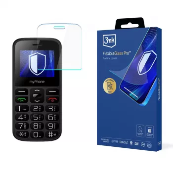 MyPhone Halo A - 3mk FlexibleGlass Pro hybride glazen screenprotector (transparant)