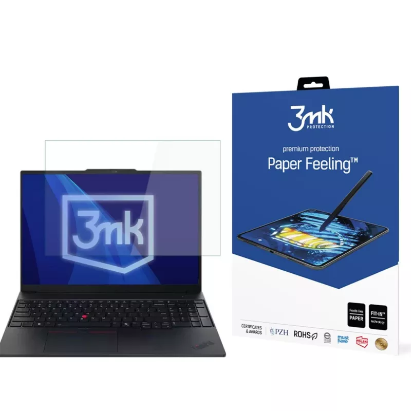 3MK PROTECTION Lenovo ThinkPad E14 Gen 7 - tot 15 3mk Paper Feeling displaybeschermfolie